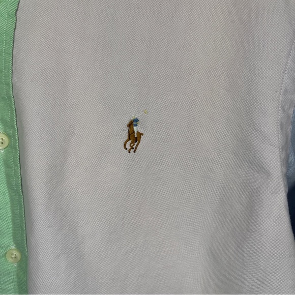 Ralph Lauren Color Block Button Down Shirt - Picture 2 of 4